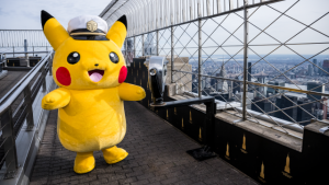 Captain Pikachu Empire State Building Pokémon Day 02.2024