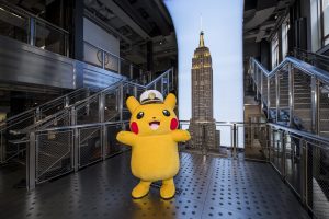 Pokémon’s Captain Pikachu at Empire State Building