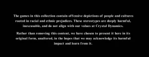Tomb Raider I-III Crystal Dynamics Trigger Warning