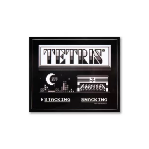 7-Eleven + Tetris Monochrome Sticker