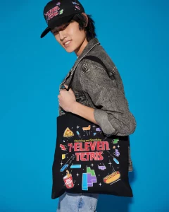 7-Eleven + Tetris Snacking & Stacking Tote Bag