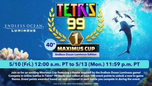 Tetris 99 Maximus Cup 40 Endless Ocean Luminous