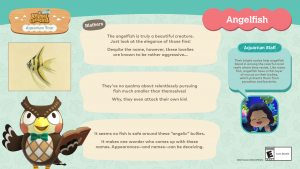 Animal Crossing Aquarium Tour Angelfish