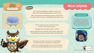 Animal Crossing Aquarium Tour Moon Jellyfish