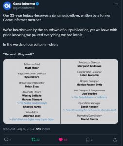 Game Informer Final X Post