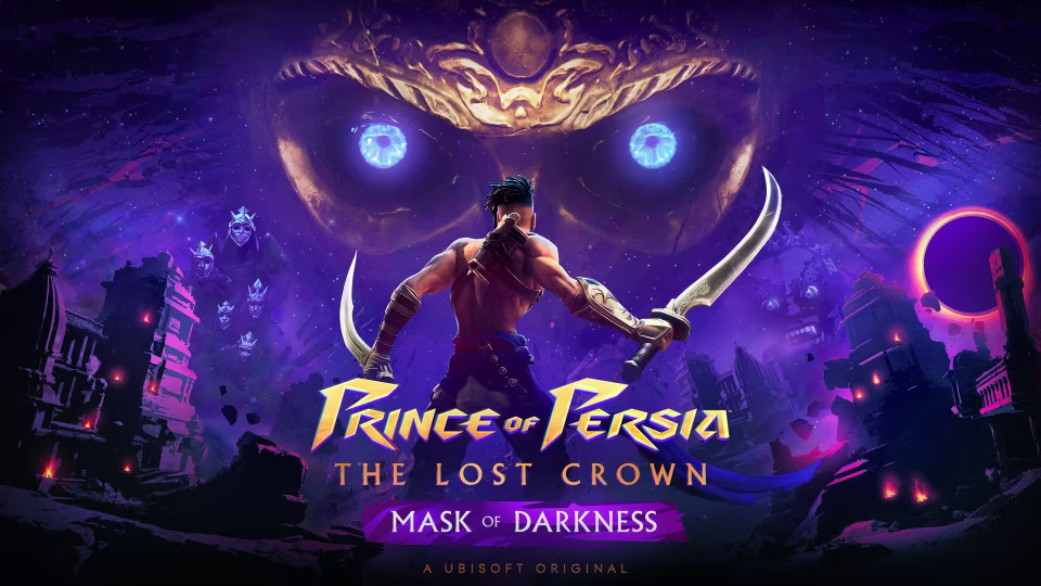 Prince Of Persia: The Lost Crown “Mask Of Darkness” DLC Key Art