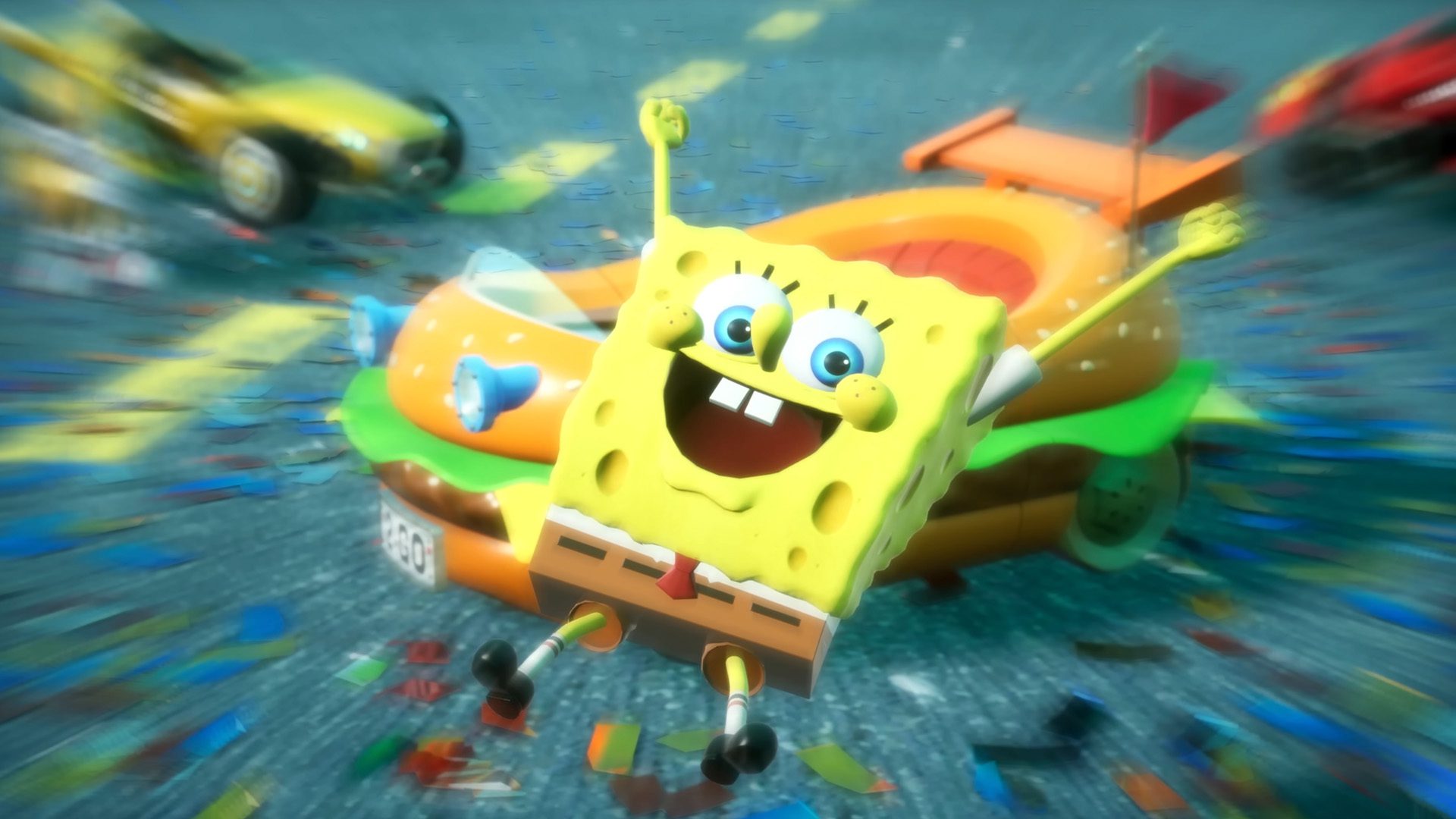 SpongeBob SquarePants DLC Announced for Sonic Racing: CrossWorlds on Nintendo Switch