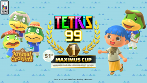 Tetris 99 Maximus Cup 51 Animal Crossing New Horizons Nintendo Switch 2