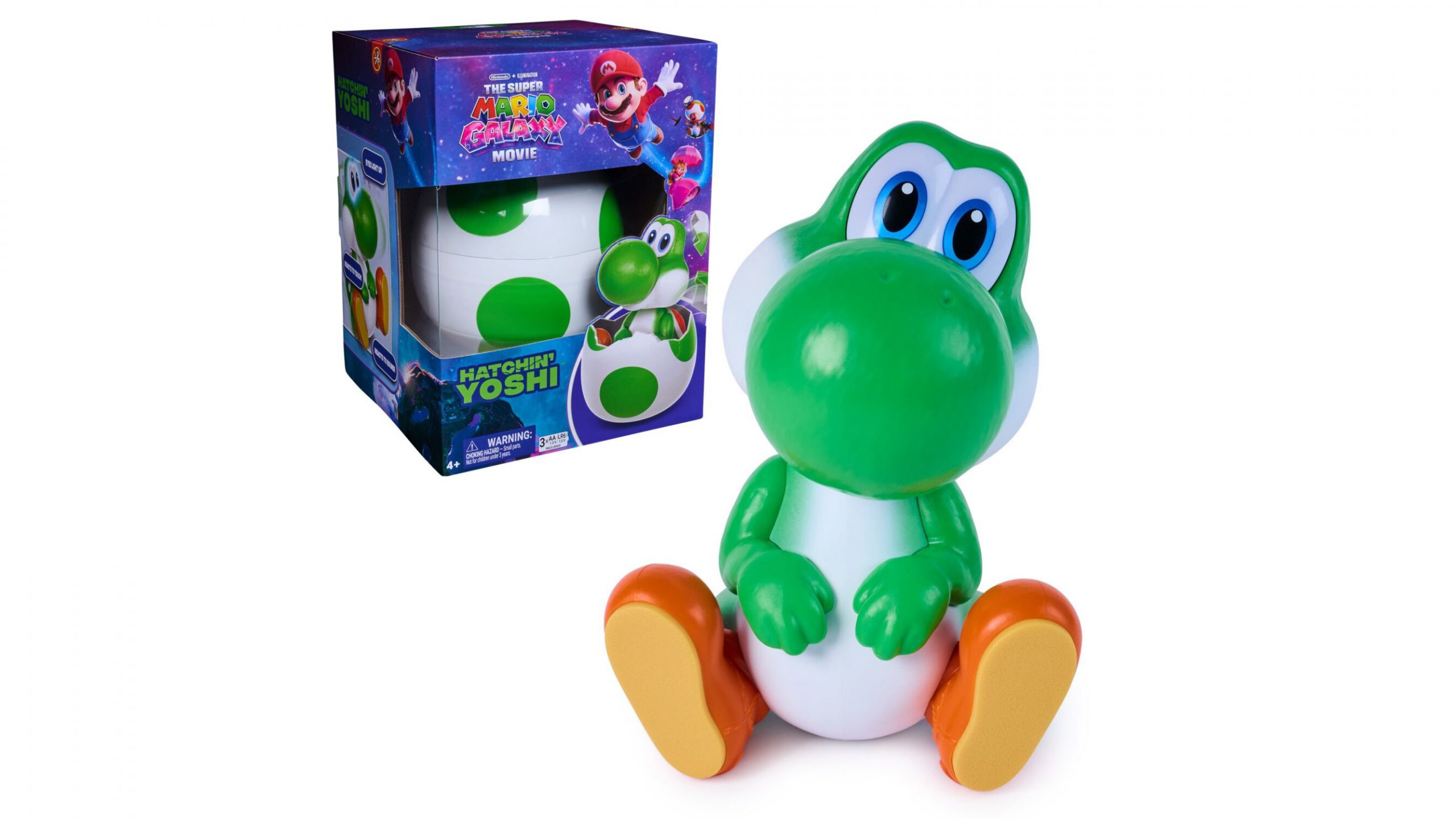 Hatchin’ Yoshi Interactive Figure: Release, Features, and Where to Buy for Super Mario Galaxy Movie Fans - Nintendo News Article