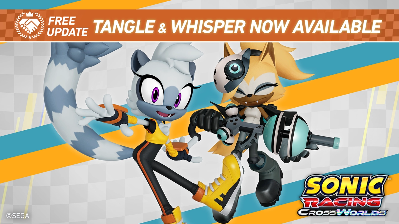 Tangle & Whisper From IDW Comics Join Sonic Racing: CrossWorlds on Nintendo Switch - Nintendo News Article