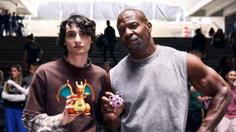 Terry Crews and Finn Wolfhard Pokémon