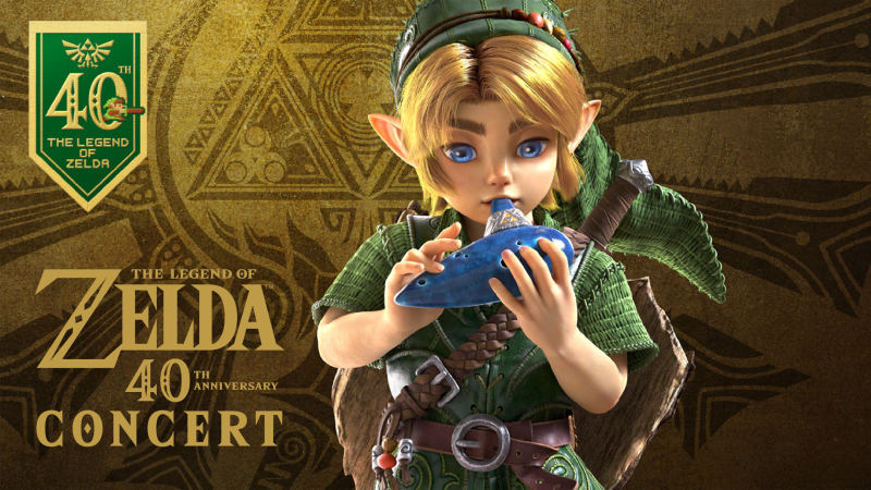 Zelda 40th Anniversary Concert Masthead